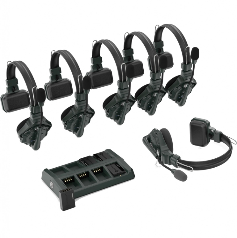 Hollyland Bezprzewodowy system słuchawkowy Intercom Solid C1 Full Duplex 6KIT
