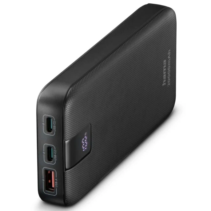 Hama Powerbank PD20 20000 mAh PowerDelivery - szary
