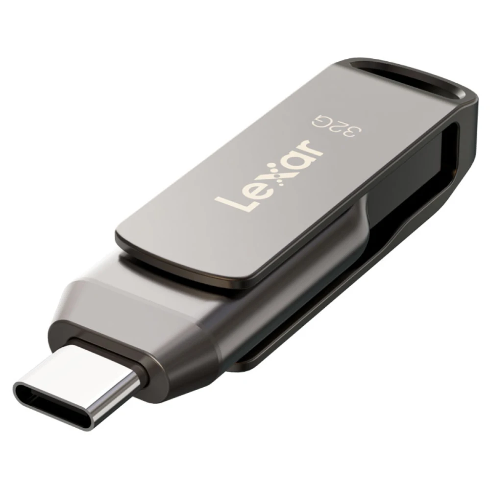 Pamięć USB Lexar JumpDrive Dual Drive D400 Type-C/Type-C  Type-A, 130MB/s read 256GB USB 3.1