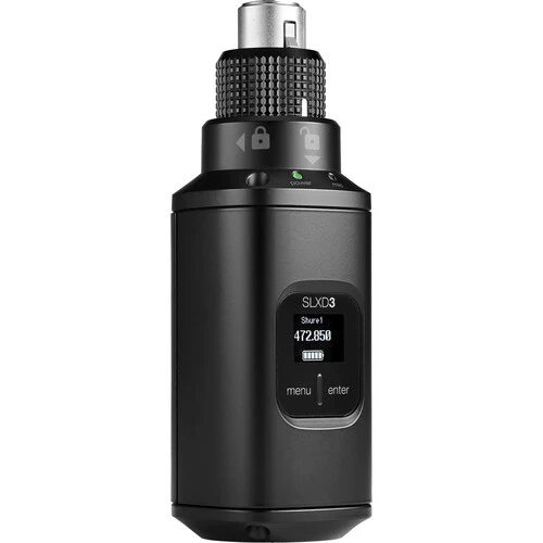 Shure Nadajnik SLXD3 L56 Plug-on (650-694 Mhz) cyfrowy system bezprzewodowy audio