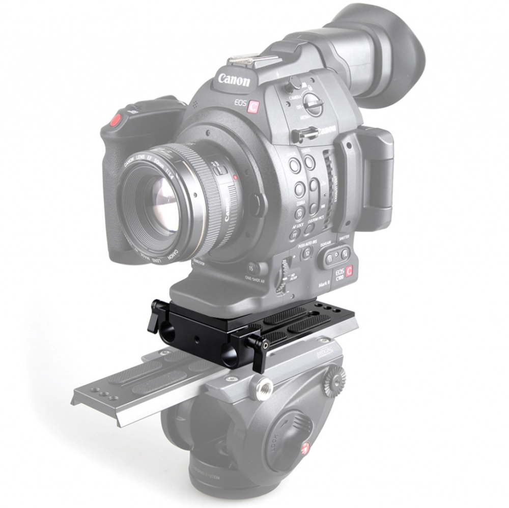 Smallrig Baseplate w/ Dual 15mm Rod Clamp [1775]