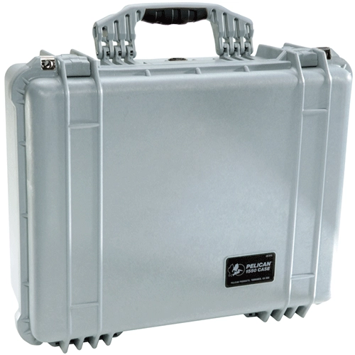Peli ™1550 skrzynia z gąbką / srebrna