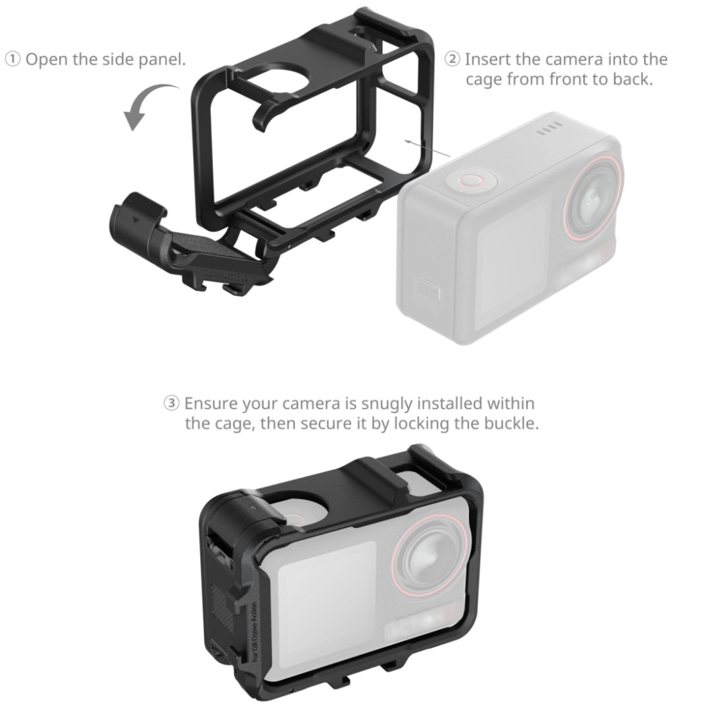 Smallrig Klatka do DJI OSMO Action 5 Pro, 4 i 3 [5135]