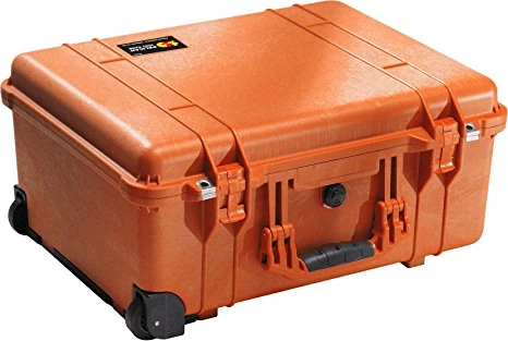 Peli ™1560 skrzynia z gąbką pomarańczowa
