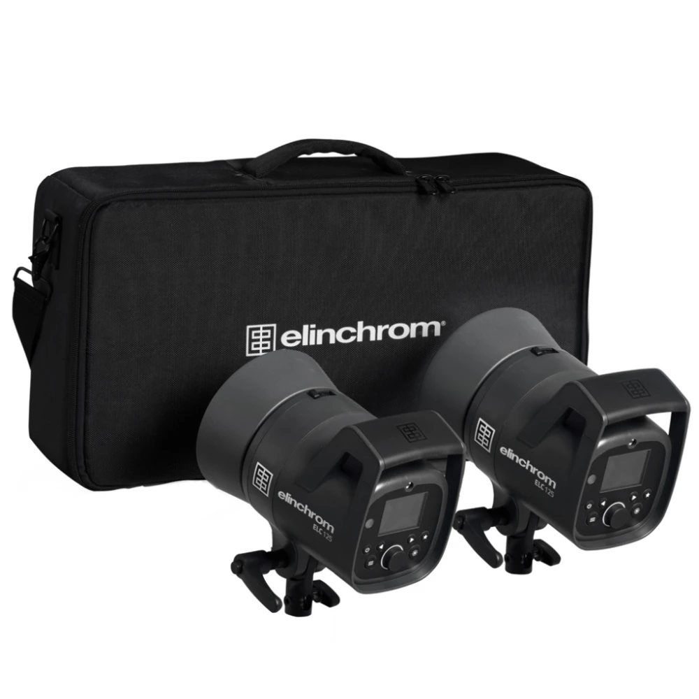 Zestaw lamp studyjnych Elinchrom ELC 125/125 TTL HSS - zestaw