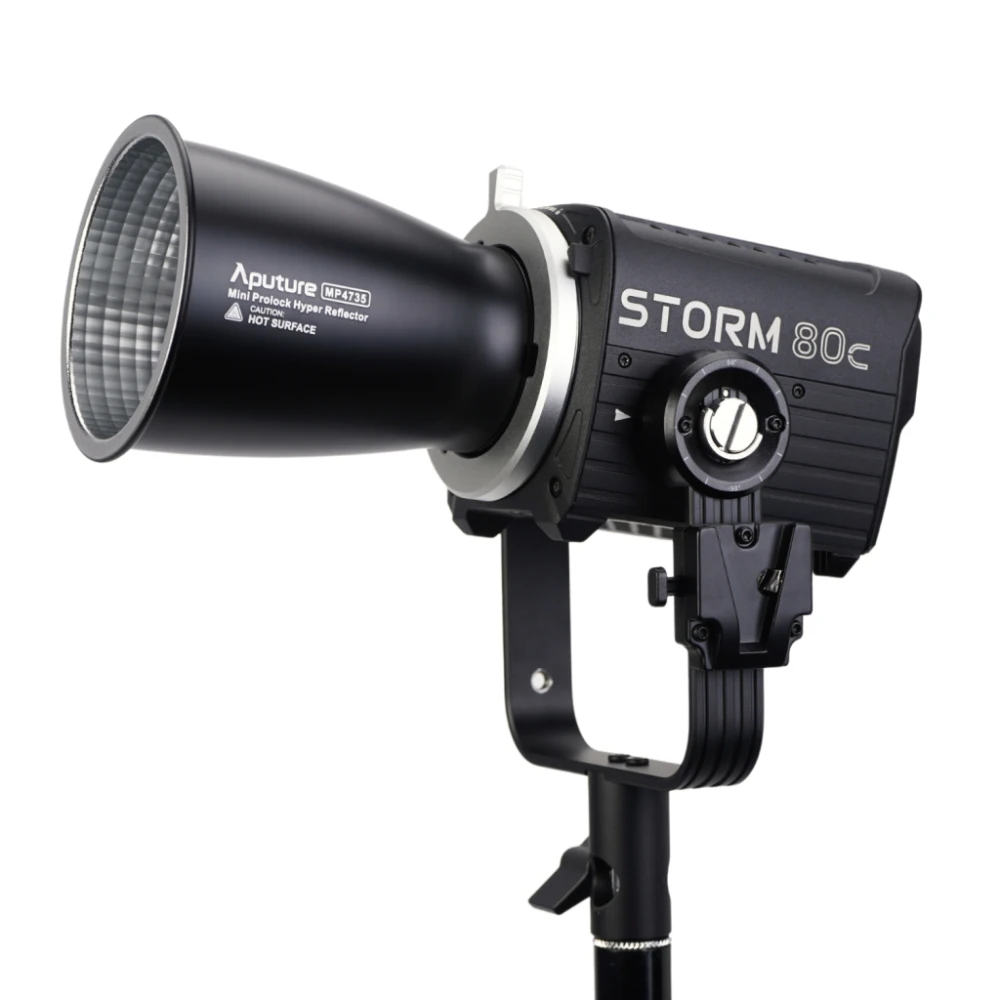 Lampa LED Aputure Storm 80c RGB 1800-20000K (wodoodporość IP65) ProLock Bowens Mount