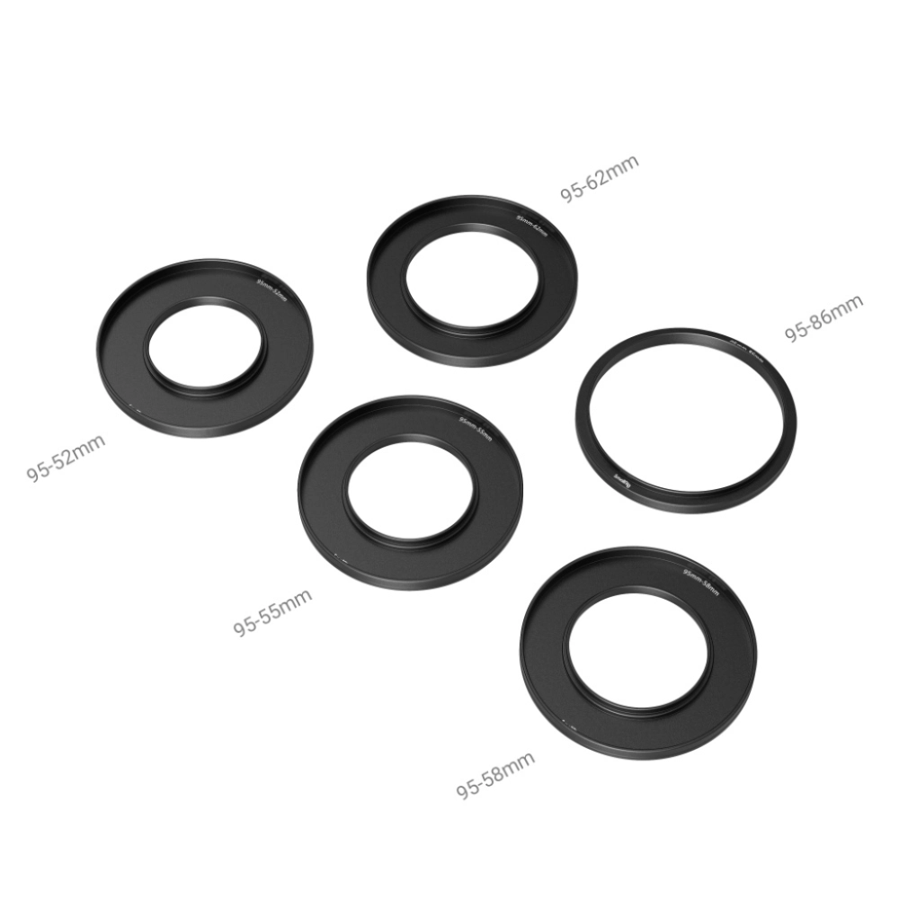 Smallrig Zestaw pierścieni redukcyjnych do Matte Box 3383 (52, 55, 58, 62, 86mm)