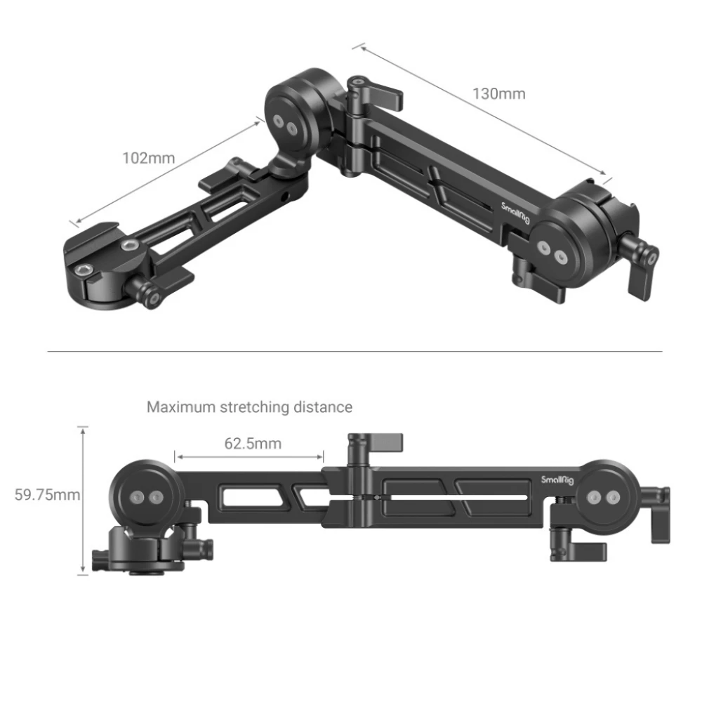 Smallrig Uchwyt regulowany EVF z zaciskiem NATO [MD3507]