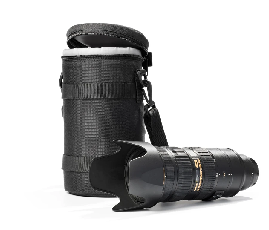 Pokrowiec na obiektyw EasyCover usztywniany, rozmiar 130*290 mm, czarny