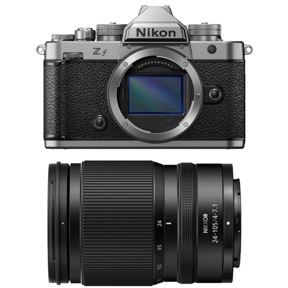 Nikon Zf srebrny + 24-105 mm