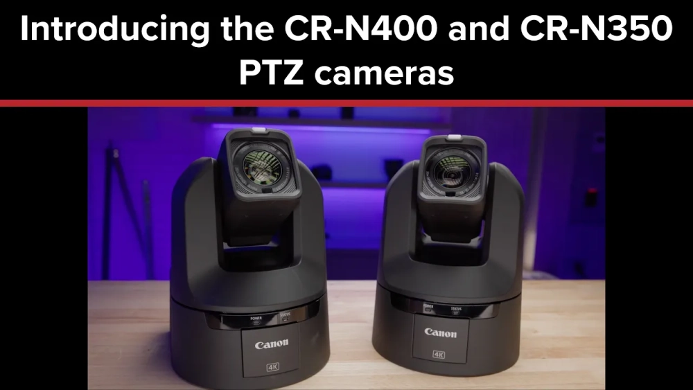 Canon Kamera PTZ Canon CR-N400 czarny + licencja automatyczne śledzenie