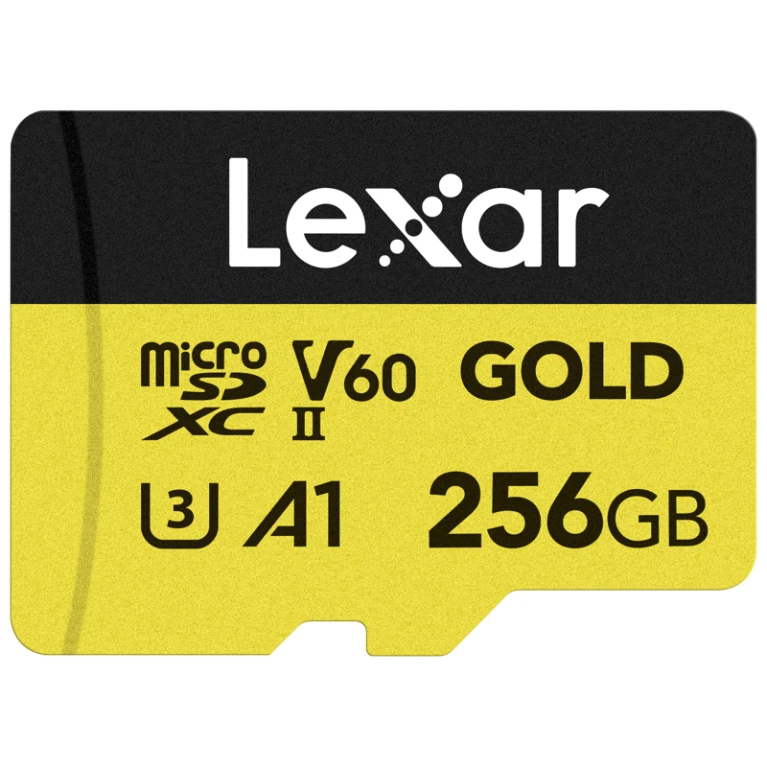 Karta pamięci Lexar microSDXC GOLD UHS-II/C10/A1/U3 R280/W100 V60 256GB