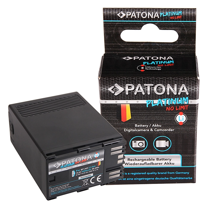 Akumulator Patona Platinum BP-A65 99.4Wh do Canon (EOS C70 / 200 / 300 / 500 / XF605 / 705) [1315]