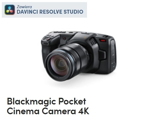 Kamera cyfrowa Blackmagic Pocket Cinema Camera 4K