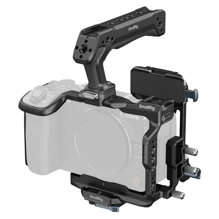 Smallrig klatka HawkLock do Canon EOS R6 V + płytka bateryjna V-Mount [6381]