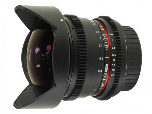Obiektyw Samyang 8 mm T3.8 Fish-eye VDSLR CS II / MTF