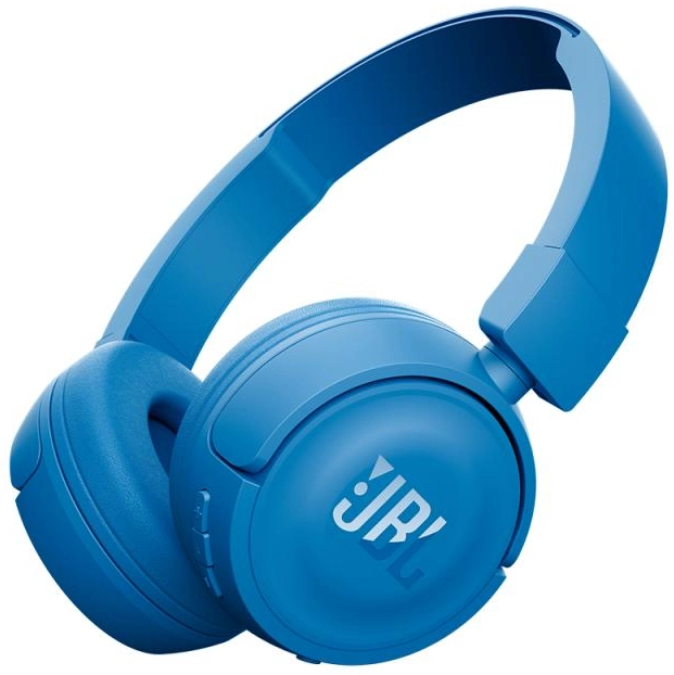 JBL bezprzewodowe nauszne z mikrofonem T450BT niebieskie
