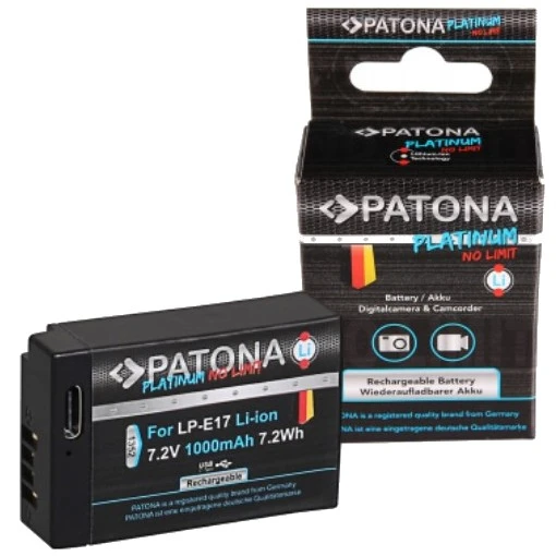 Akumulator Patona Platinum LP-E17 z USB-C