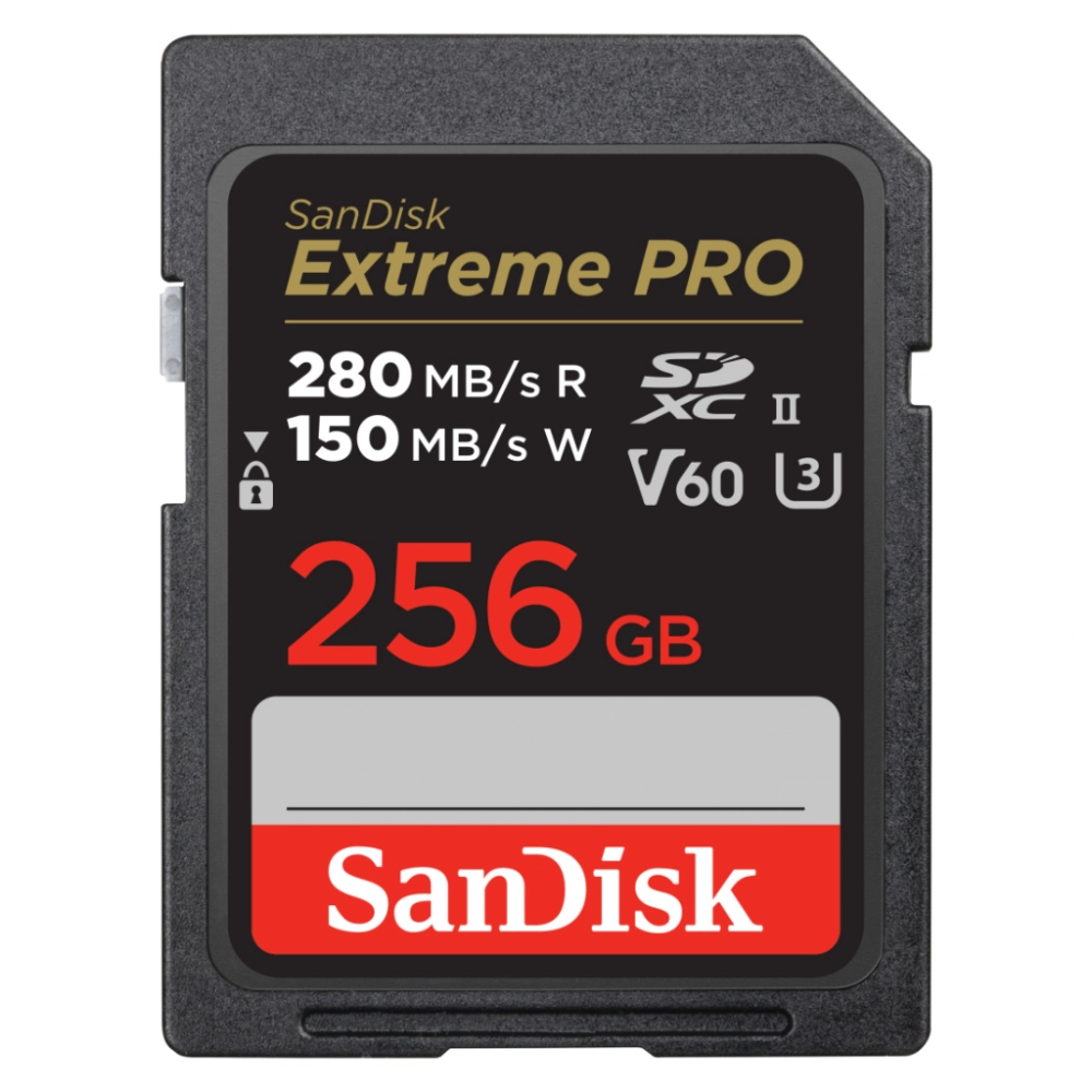Karta pamięci Sandisk SDXC 256 GB EXTREME PRO 280MB/s C10 UHS-II V60