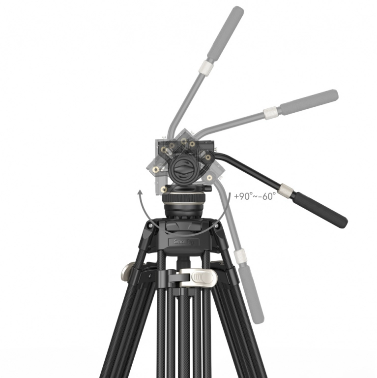 Statyw Smallrig Video FreeBlazer Heavy-Duty Carbon Fiber AD-100 (QR Manfrotto / DJI) [3989]