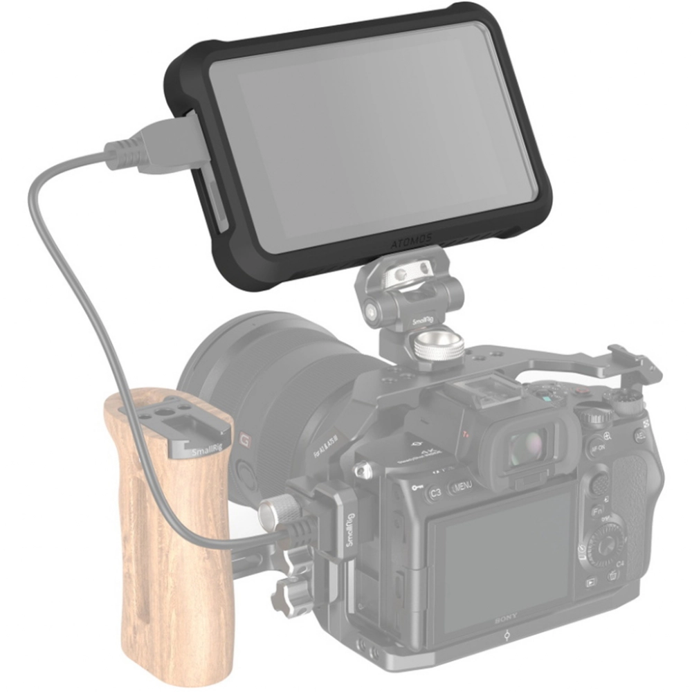 Smallrig Klatka do Ninja V/V+ z osłoną przeciwsłoneczną i szybką [3788]