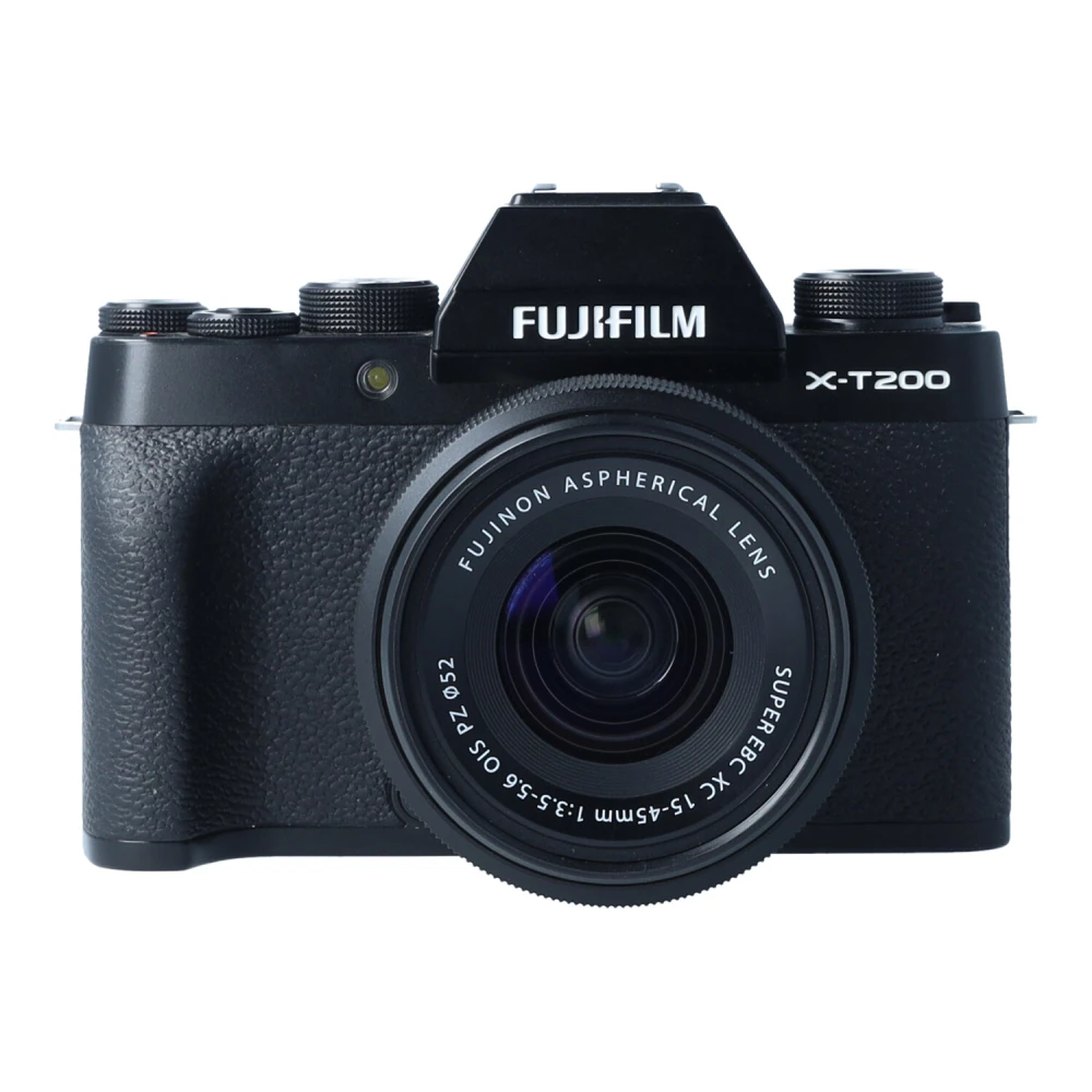 Aparat UŻYWANY FujiFilm X-T200 ciemnosrebrny + ob. XC 15-45 mm f/3.5-5.6 OIS PZ s.n. 0WL05445-0CC23578