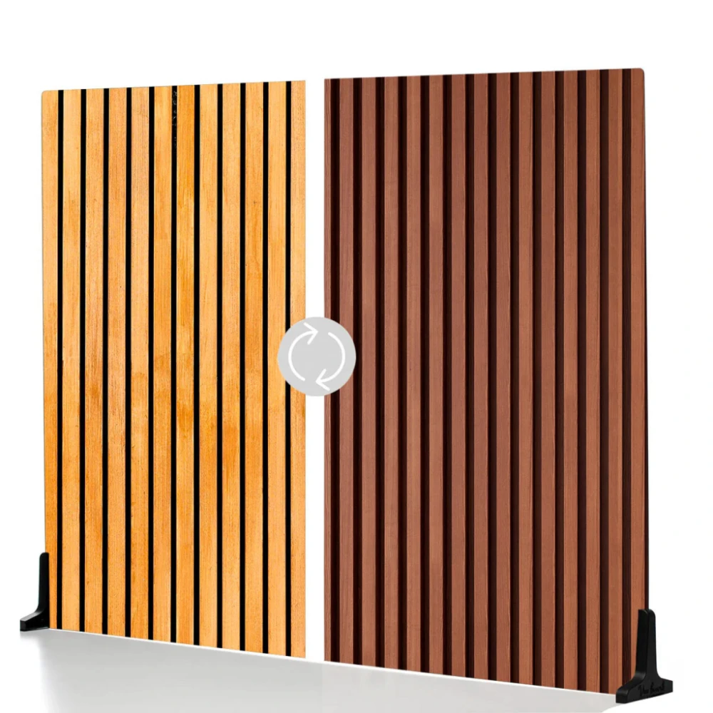 Tło plastikowe V-Flat World Duo Boards Listwy drewniane jasne/Listwy drewniane ciemne - XL
