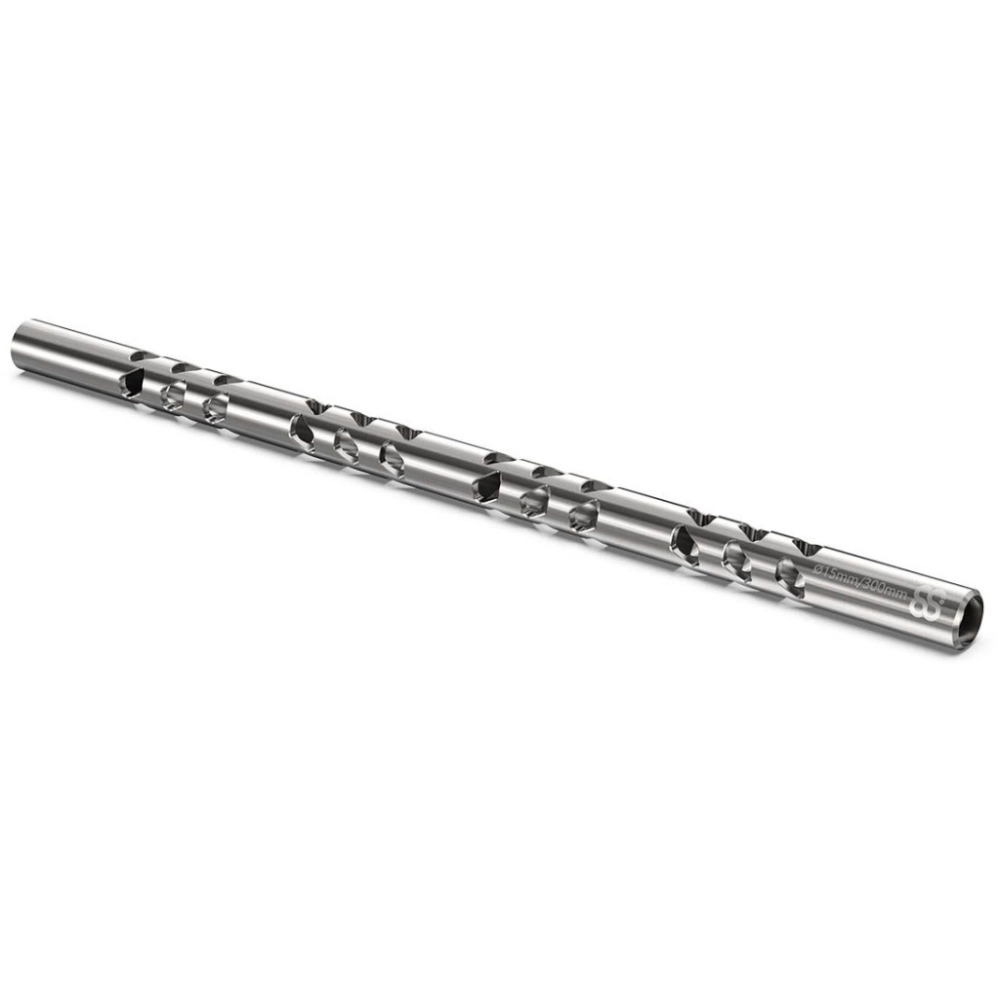 8sinn rurka stalowa 30cm 15MM Stailnless Steel Rod 1szt