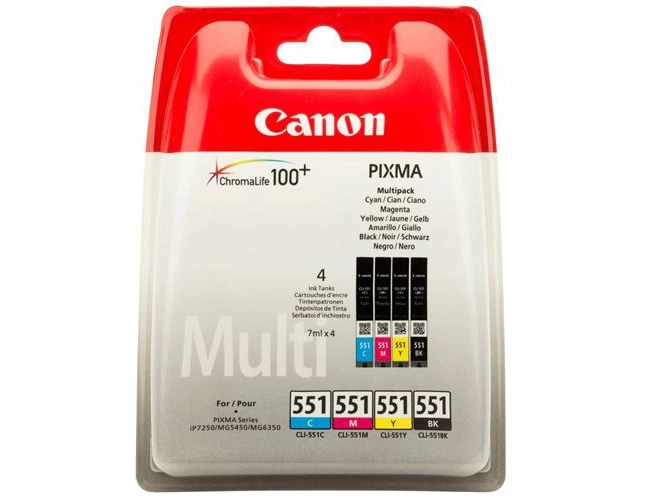 Tusz Canon CLI-551 C/M/Y/BK Multipack