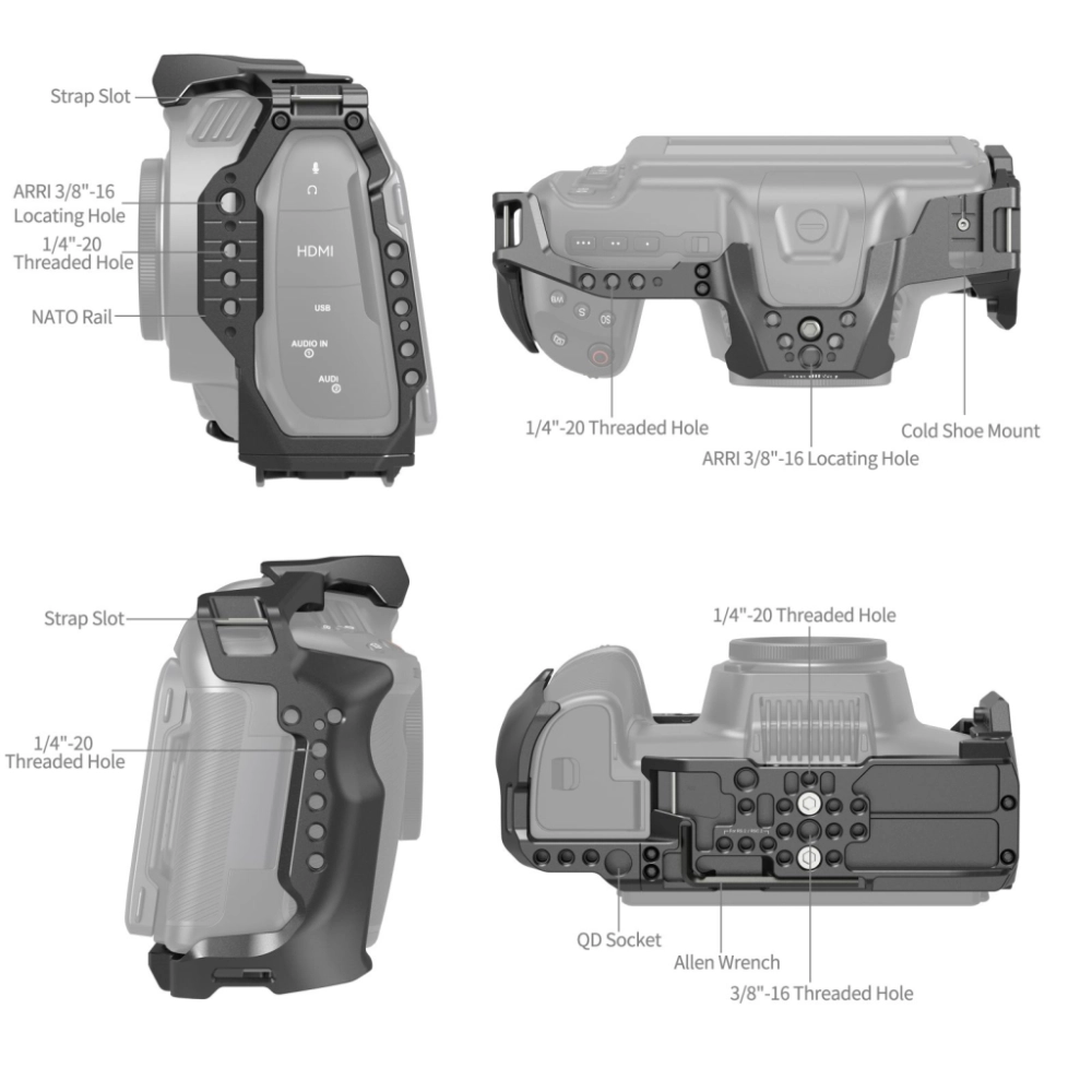 Smallrig Klatka operatorska do Blackmagic Design Full Frame Cinema 6K