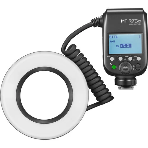 Lampa pierścieniowa Godox MF-R76N TTL Macro Ring Flash Nikon