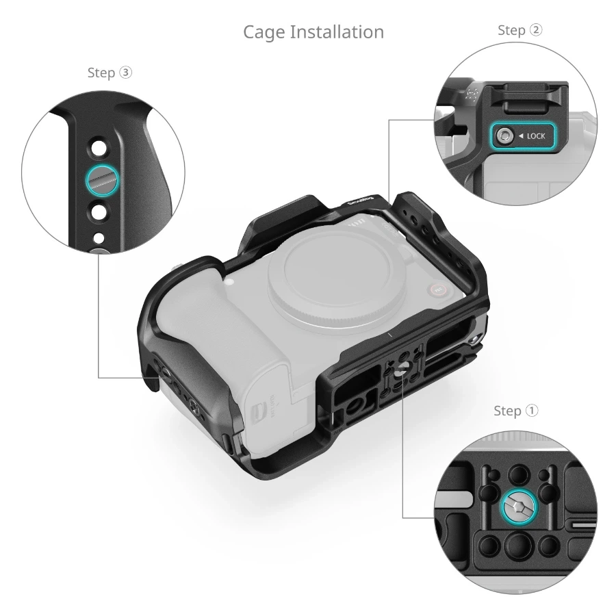 Smallrig klatka HawkLock do Canon EOS R6 V [6372]