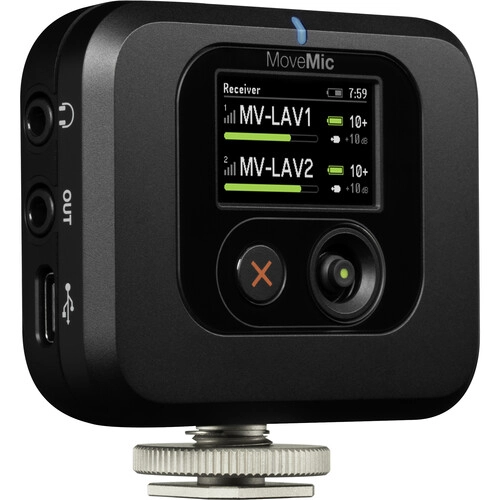 Shure Zestaw dwa mikrofony MOVEMIC Two Reciver Kit MV-TWO-KIT-Z6 bezprzewodowe z odbiornikiem
