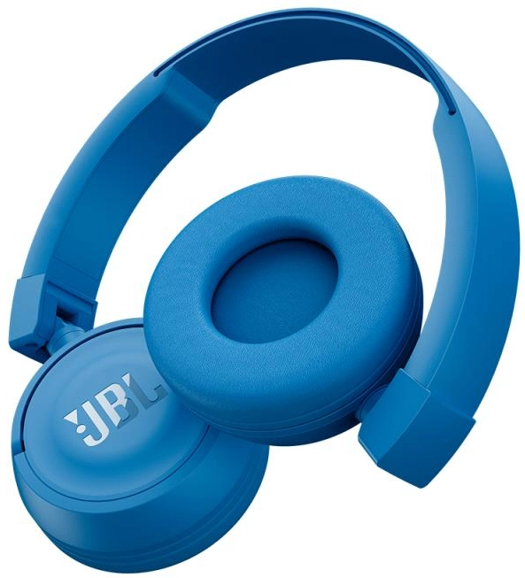 JBL bezprzewodowe nauszne z mikrofonem T450BT niebieskie
