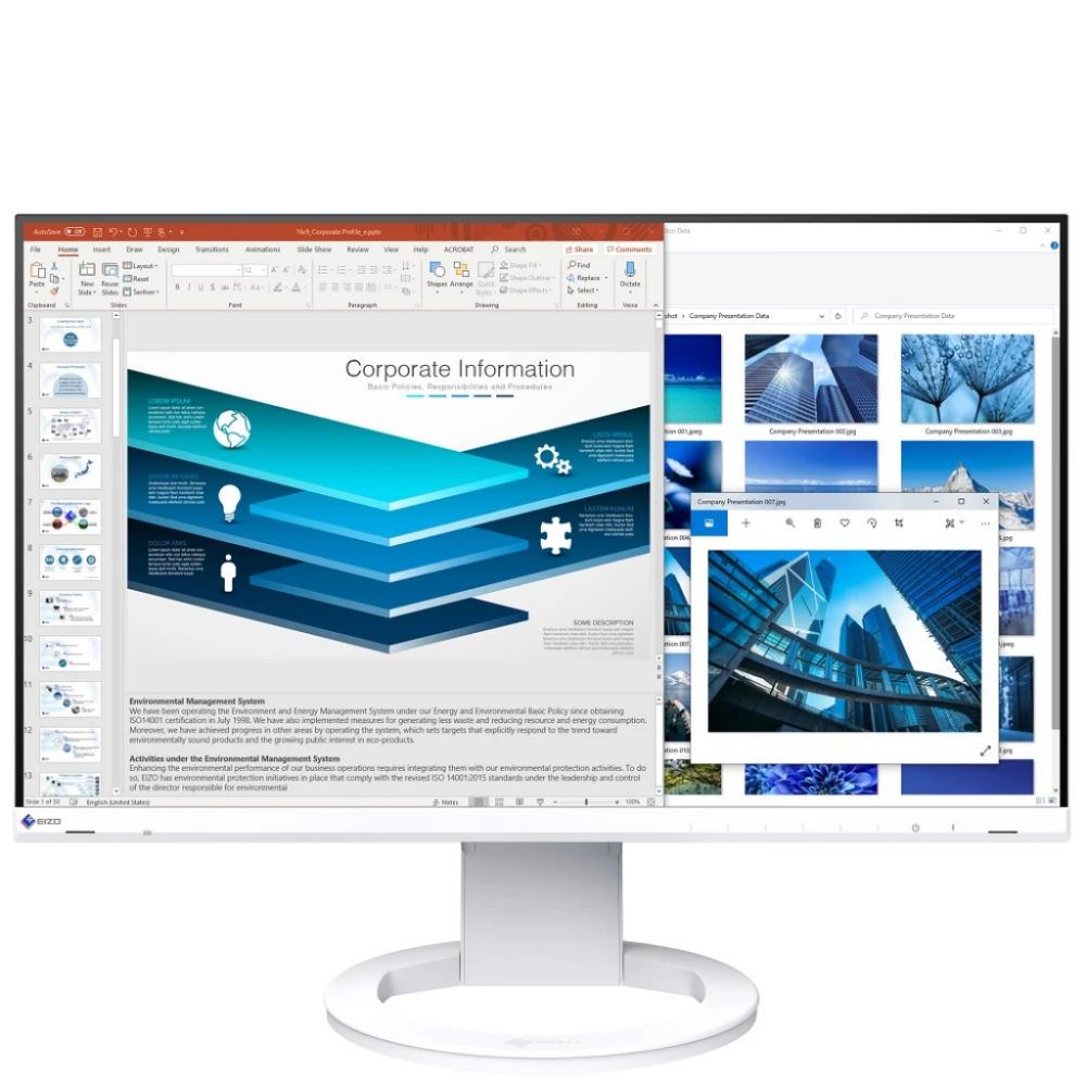 Monitor EIZO FlexScan EV2480 Biały
