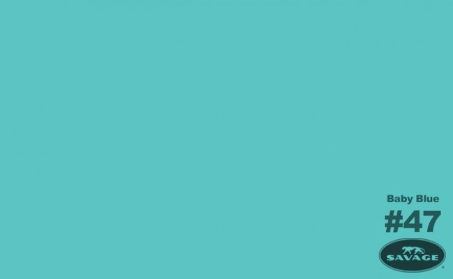 Tło kartonowe Savage Widetone kartonowe 2.72x11 m - 47 Baby Blue