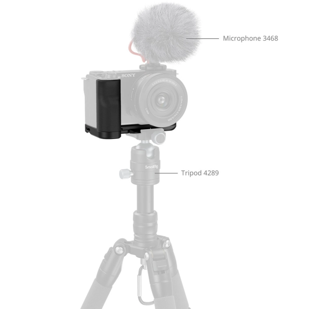 Smallrig L-Shape Mount Plate Silicone Handle do Sony ZV-E10 II
