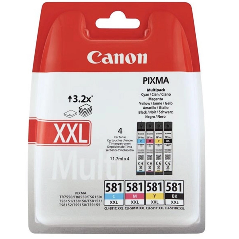 Tusz Canon CLI-581 XXL Multipack