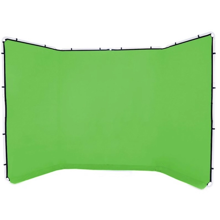 Tło materiałowe Lastolite Panoramic 4m bez ramy Chromakey Green