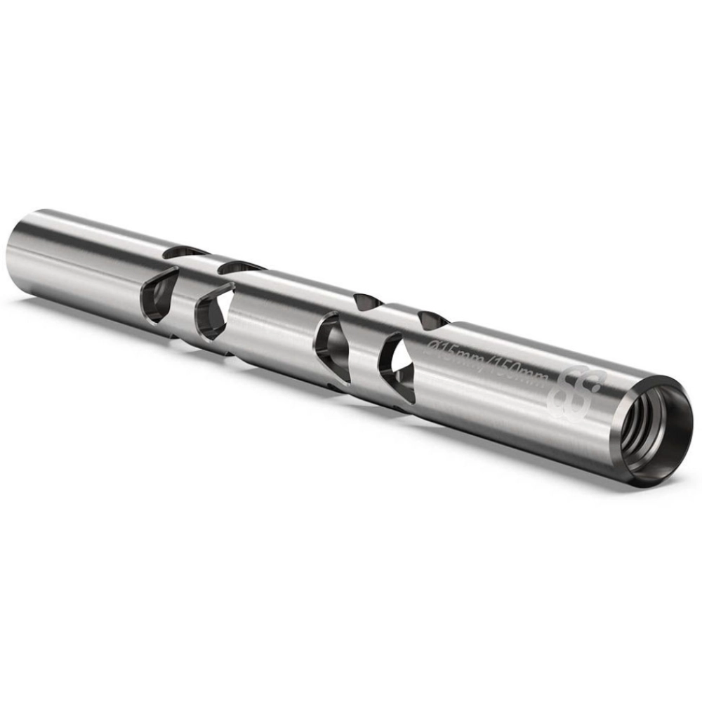 8sinn rurka stalowa 15cm 15MM Stailnless Steel Rod 1szt