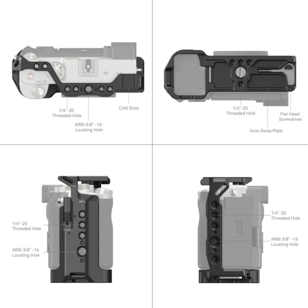 Smallrig Klatka do Sony A7C [3081B]