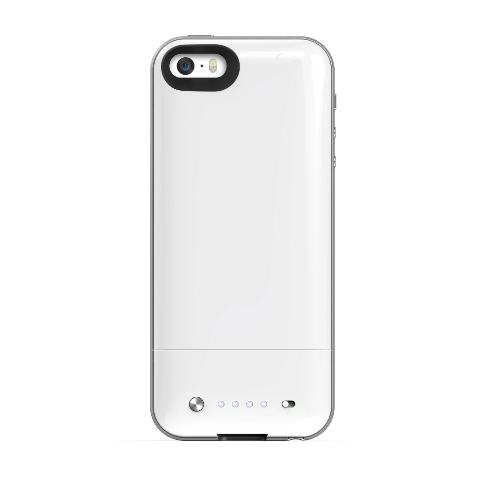 Mophie Space Pack 32 GB - etui z baterią 1700 mAh i wbudowaną pamięcią do iPhone 5/5s/SE (biała)