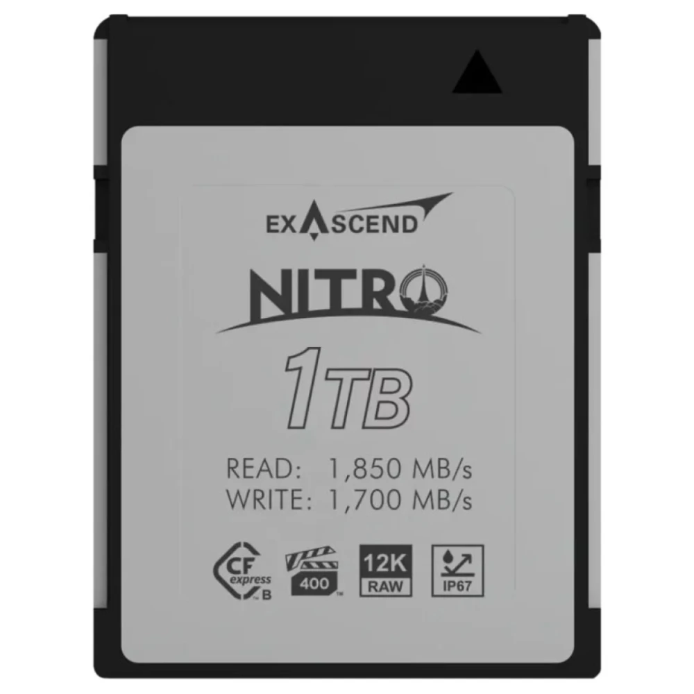Karta pamięci Exascend CFexpress 1TB Type B Nitro (1850MB/s)