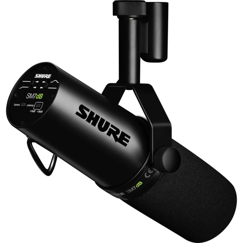 Shure Mikrofon dynamiczny SM7dB kardioidalny lektorski radiowy z przedwzmacniaczem