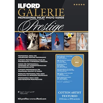Papier Ilford Galerie Prestige Cotton Artist Textured 310gsm A4