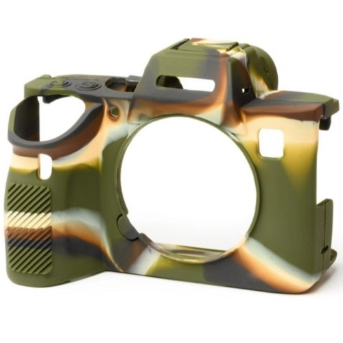 Zbroja EasyCover Osłona gumowa dla Sony A7 R4 / A9 II camouflage