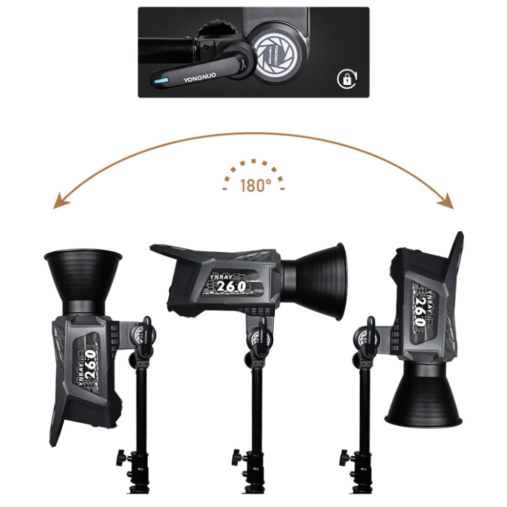 Lampa LED Yongnuo YNRAY260 Bicolor 3200-5600K (Bowens)