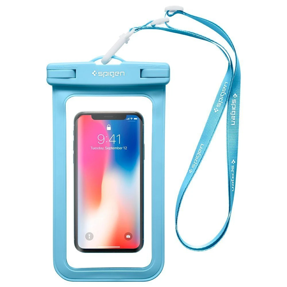Spigen SGP Wodoszczelne etui Velo A600 dla smartfonów do 6 cali niebieskie 
