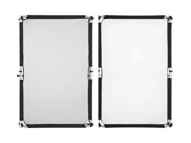 Panel Fomei Materiał Silver/White 150x200cm