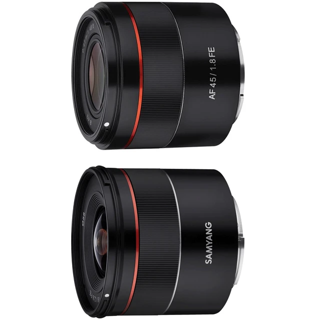 Obiektyw Samyang AF 18 mm f/2.8 + 45 mm f/1.8 AF -  Sony E